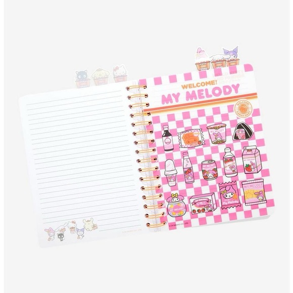 Sanrio Hello Kitty and Friends Kawaii Mart Figural Tab Journal - Picture 4 of 6